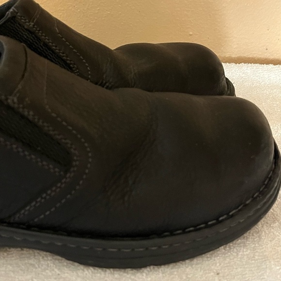 Carolina Black Leather Safety Steel Toe Shoes Sz 10 main image 5